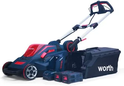 $519.99 • Buy 84V Lithium Battery Push Lawn Mower With 2 Batteries And Charger, Self Propelled