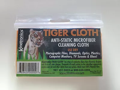 Kinetronics Anti-Static Microfiber Cloth 10x18-Inch Tiger Cloth • $12.79