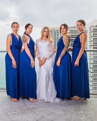 Infinity Bridesmaid Dress Convertible Dress Long Dress Multi-way Dress • $19.99