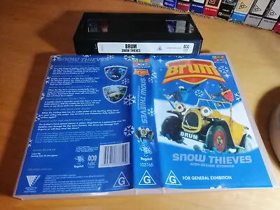 BRUM - Snow Thieves - (6 Episodes) - 2002 Australian ABC For Kids VHS Pal Issue • $29.95