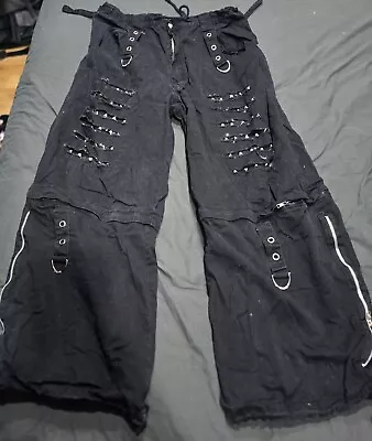 Tripp NYC Vintage Men's Pants - Rare Black Studded Xtra Large • $175