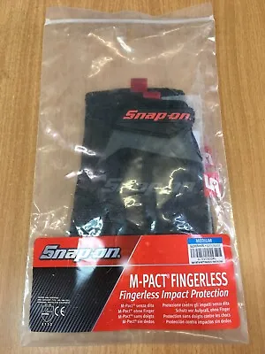 Snap-On Tools M-Pact Fingerless Impact Protection Gloves Medium FREE Pen New • £34.99