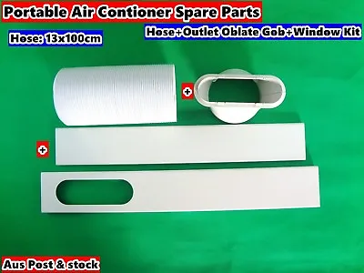 $72.90 • Buy 3PCs Portable Air Conditioner Spare Parts (Gob+Window Kit+Hose) (100cmx13cm)