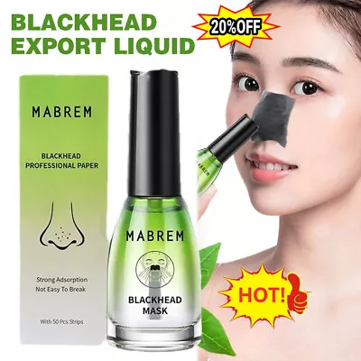 Mabrem Blackhead Remover Face Nose Mask Pore Strip Black Mask Peeling Acne • £6.18