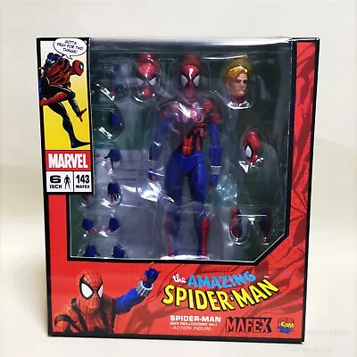 Medicom Toy  MAFEX  SPIDER-MAN BEN REILLY COMIC Ver.  No.143 Action Figure • $91.80