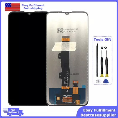 For Motorola Moto E7 XT2095-1 Black LCD Display Screen Touch Digitizer Assembly • $17.74