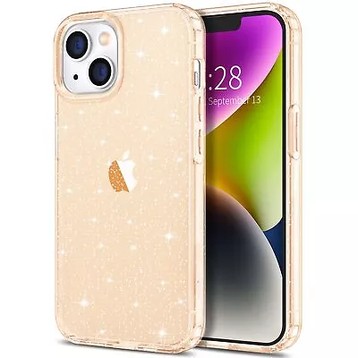 Hython Case For Iphone 14 Plus Case Glitter Cute Sparkly Clear Glitter Shiny Bl • $45.68