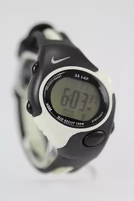 Nike Unisex WG46-4000 Black/White Triax 35 Regular Multi-Function Watch • $89