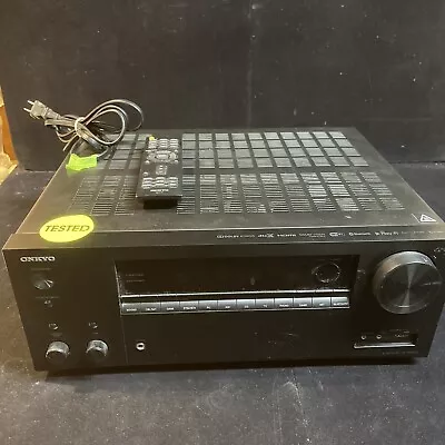 Onkyo TX-NR696 7.2 Channel Smart AV Receiver Black Dolby Atmos 4K AVR Pre Owned • $200