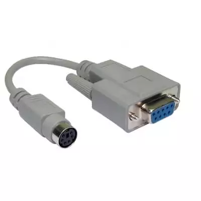 £3.49 • Buy 15cm PS/2 To Serial Female - 9 Pin F PS2 Mouse Keyboard Adaptor Converter