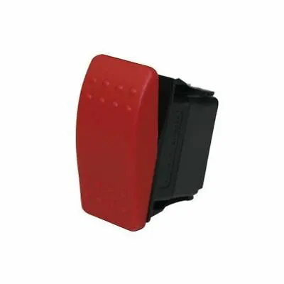 Moroso 97540 Switch Panel Rocker Switch Momentary Single Pole 12V 20A Red Cover • $19.99