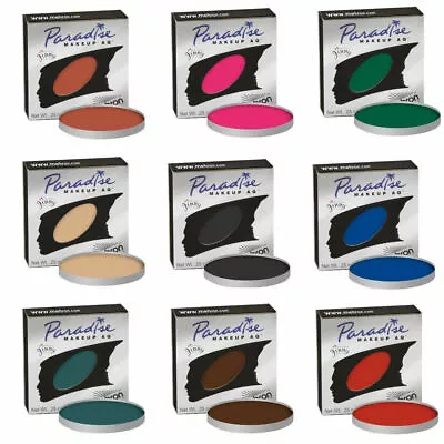 Mehron Paradise Aq Face Body Paint Colors Cake Makeup Stage Fx Size 7 G Refill • £7.32