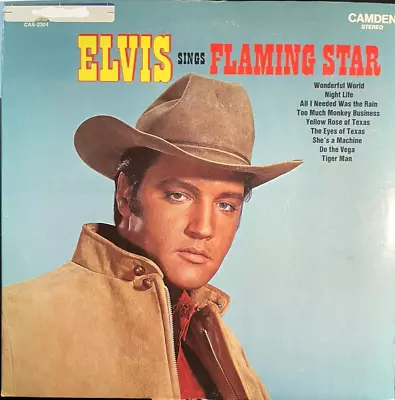 Authentic ELVIS Presley / Flaming Star  / RCA Camden Records / Vinyl LP / NM • $26.75