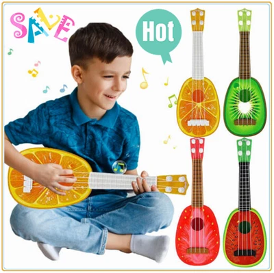 $24.50 • Buy Mini Ukulele Guitar Educational Musical Instrument Toy For Kids Baby Beginner AU