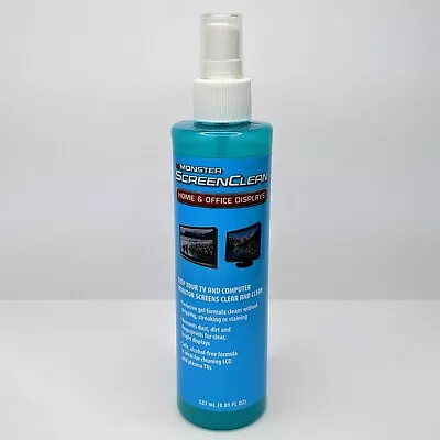 NEW Monster ScreenClean Alcohol Free Liquid Gel Cleaner 237 ML(8.01FL Oz) • $14.49