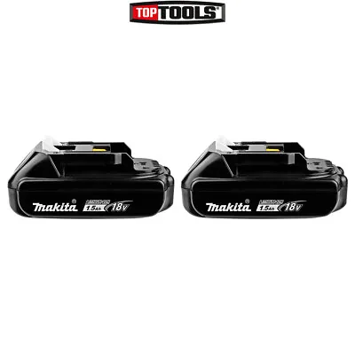 Makita BL1815N 18V LXT 1.5Ah Li-Ion Genuine Battery Pack Of 2 • £50.18