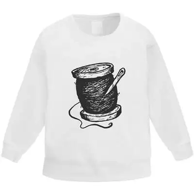 'Needle And Thread' Kid's Sweatshirt / Sweater / Jumper (KW004185) • £12.99