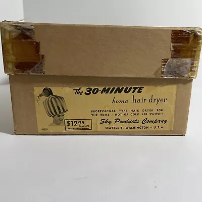 $30 • Buy The 30 Minute Hair Dryer. Home Hair Dryer. Vintage. Wahl Brand.