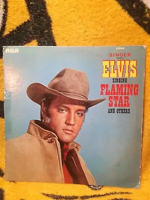 Elvis Presley– Elvis Sings Flaming Star- Vinyl Record 1968 Vintage Vinyl Record • $16.95