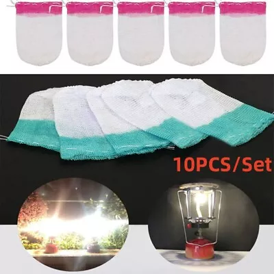 10Pcs/Set Lamp Mantles Single Head Coleman Lantern Gas Lantern Mantles S L  • £4.79