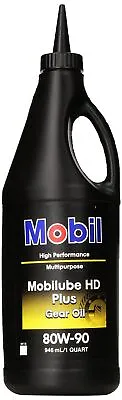 Mobilube HD Plus 80w90 Gear Oil 1 Qt. • $18.49