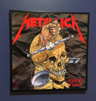 Metallica - Harvester Of Sorrow - Framed Original Artwork Sleeve 1988 • £19.99
