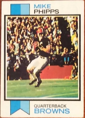 1973 Topps Football Card No. 229 Mike Phipps Cleveland Browns Quarterback • $1.24