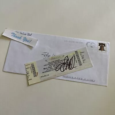 DAVID COPPERFIELD Magician Magic Signed Autograph MGM Las Vegas Ticket • $20.99