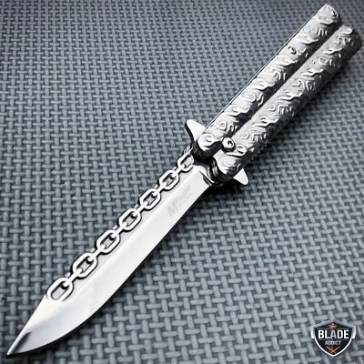 M-Tech CHAIN Spring Open Assisted Folding Pocket Knife Combat Tactical Blade • $9.45