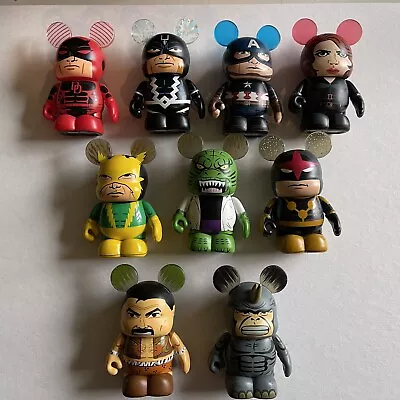 Disney Park Vinylmation Marvel Super Heroes & Villains (Lot Of 9 Figures) • $25