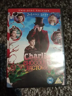 Charlie And The Chocolate Factory (DVD 2005) DVD Johnny Depp FREE SHIPPING • £1