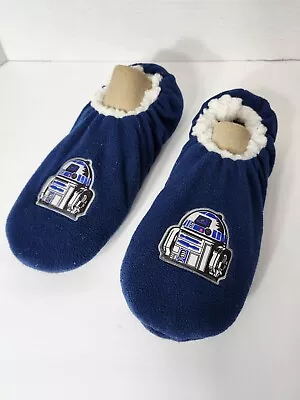Star Wars R2D2 House Slippers Mens Size 10-13 Navy Blue OLFL • $9.99