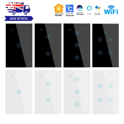 $36.99 • Buy Smart WiFi BLE Switch Home Touch Light Wall Panel For Homekit Alexa Google AU
