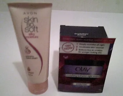 $25 • Buy Olay Regenerist Night Cream & Avon Skin So Soft Hand Cream