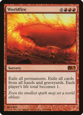 1x Worldfire M13 Mythic Rare Magic The Gathering MTg Red Rare CNY • $19.99