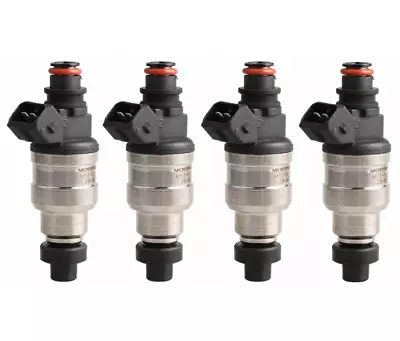 550CC Fuel Injectors For EVO 7 8 9 RX-7 FC3S 13B 20B 4AGE 4G63T 52lb Free Clips • $50.99