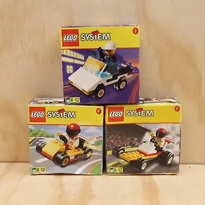 3 X Vintage Lego System Shell Sets 1247 1250 1251 Police Dragster Go Cart - New • $99.99