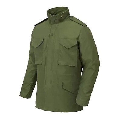 HELIKON TEX M65 Jacket US Military Army Field Vintage Woodland Olive Parka LINER • £94.63