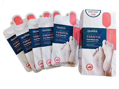 [US Seller] Mediheal Paraffin Foot Mask (5 Pcs) Soften And Moisturize Rough Feet • $12.99