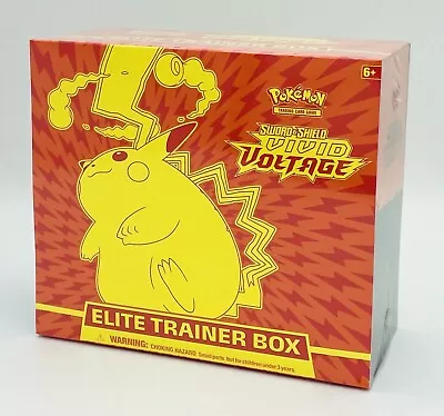 $39.95 • Buy Pokemon Sword & Shield Vivid Voltage Elite Trainer Box Pikachu ETB