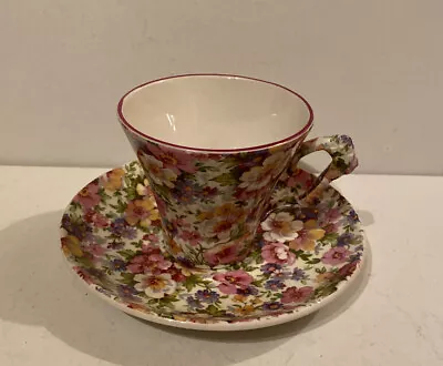 £32.95 • Buy Vintage James Kent Du Barry Chintz Decorative Cup & Saucer