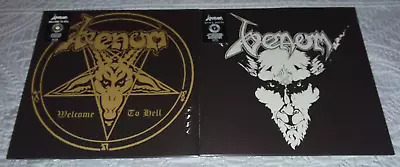 LP VENOM Welcome To Hell 1981 & Black Metal 1982 Splatter Vinyl Set SEALED NEW • $109.99