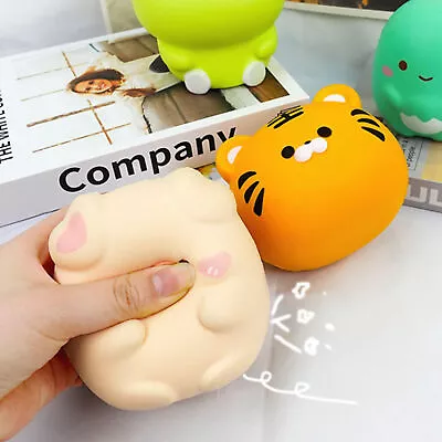 $14.91 • Buy Cute Animal Squishies Mochi Squeeze Fidget Toy Stretch Stress Relief Anxiety