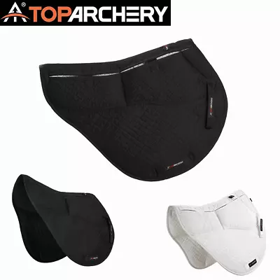 25.5*19.5Inch Cotton Horse Saddle Pad Correction Soft Memory Foam Adjustable • $72.37