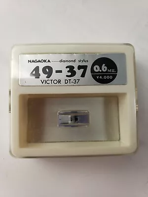 NAGAOKA 49-37 Victor 0.6mil Diamond Stylus Record Needle DT-37 Japan • £72.55