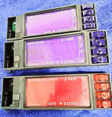 Lot Of (3) Primus Gleike PRINTING MINI Taxi Cab Meters • $299.99