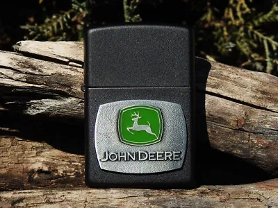 Zippo Lighter - John Deere Emblem - Leaping Deer - Rare - Retired - Model: 20941 • $188.36