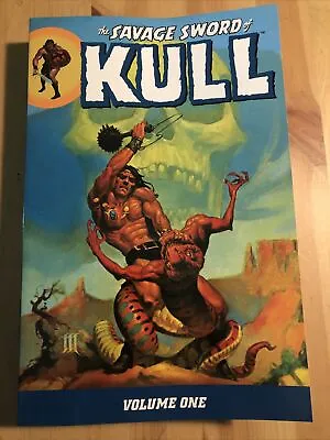 The Savage Sword Of Kull Volume 1 Paperback Roy Thomas Gerry Conway Englehart • $30