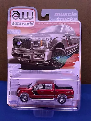 Auto World ULTRA RED CHASE 2020 Ford F-150 Lariat Release 1 Version A • $32.95