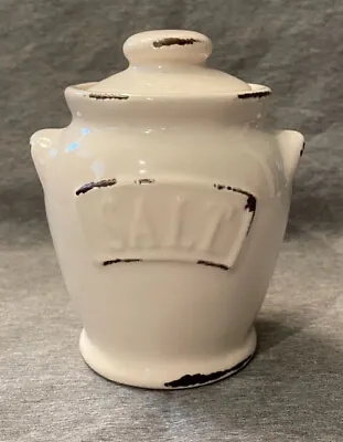 NEW Pottery Barn Rhodes Salt Box Jar With Lid • $12.50